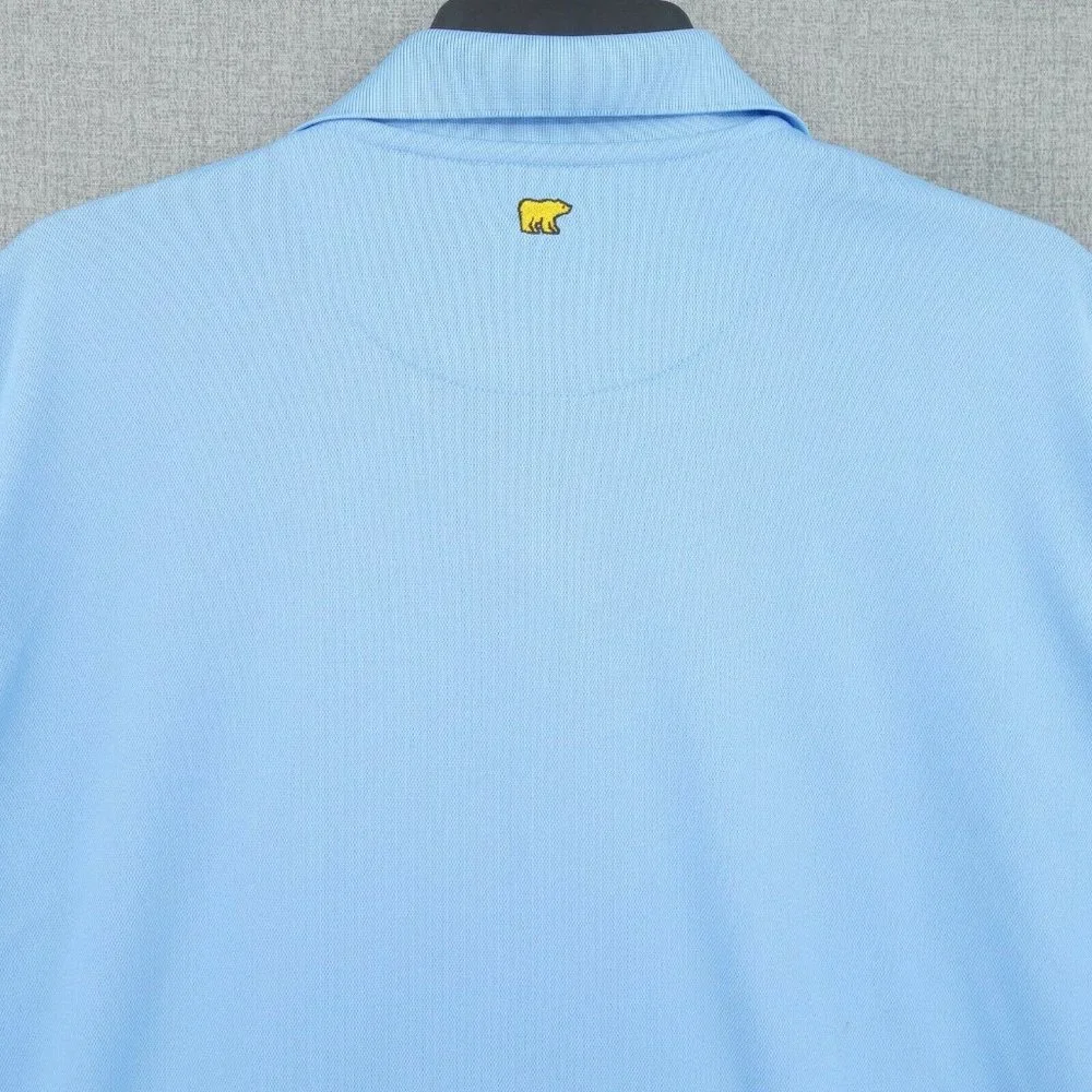 Jack Nicklaus Polo Shirt Mens Large Blue Short Sleeve Collared Performance Golf - Picture 6 of 11